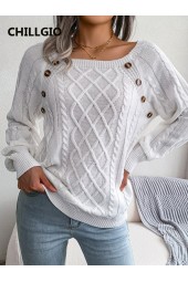 Cozy Knitted Pullovers: Casual Streetwear Knitwear for Autumn/Winter