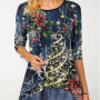 Christmas Round Neck Long Sleeve T-Shirt