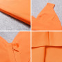 Deep Neck Knitted Bodycon Knee Length Tank Bandage Dress