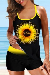 Floral Beach Breeze Tankini: Stylish Swimwear for Summer