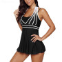 Push Up Padded Plus Size One Piece Swimsuit