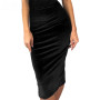 Velvet Off Shoulder Ruched Bodycon Formal Dress