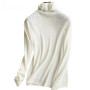 Cashmere Wool Turtleneck Hollow Sleeve Pullover Sweater