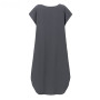 Loose Cotton Short Sleeve Ruffle Knee Length Dress