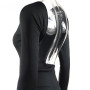 Backless High Side Split Long Sleeve Bodycon Maxi Dress