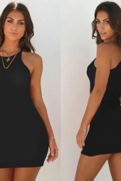 Summer Club Sleeveless Tank Slim Mini Short Bodycon Dress Qt