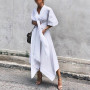 Vintage Floral Short Sleeve High Waist Plus Size Maxi Dress