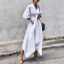 Vintage Floral Short Sleeve High Waist Plus Size Maxi Dress
