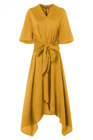 Vintage Floral Short Sleeve High Waist Plus Size Maxi Dress