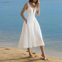 Lace Spaghetti Strap Sleeveless Midi Dress