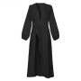 Asymmetric Lantern Sleeve Plus Size Long Blouse