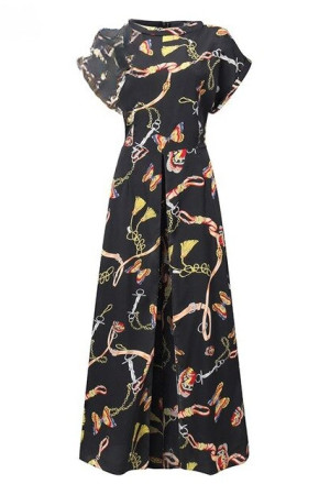 Split Hem Short Sleeve Plus Size Tunic Blouse
