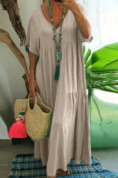 Soft Breathable Loose Summer Dress: Trendy Oversized Style for Comfort