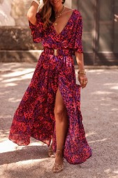 Boho Beach Chic Summer Evening Long Dress