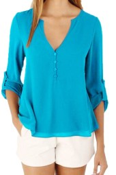 Women's Plus Size Summer Breeze Chiffon Shirt