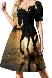 Stylish Racehorse Jockey Dress for Elegant Summer Beach Look