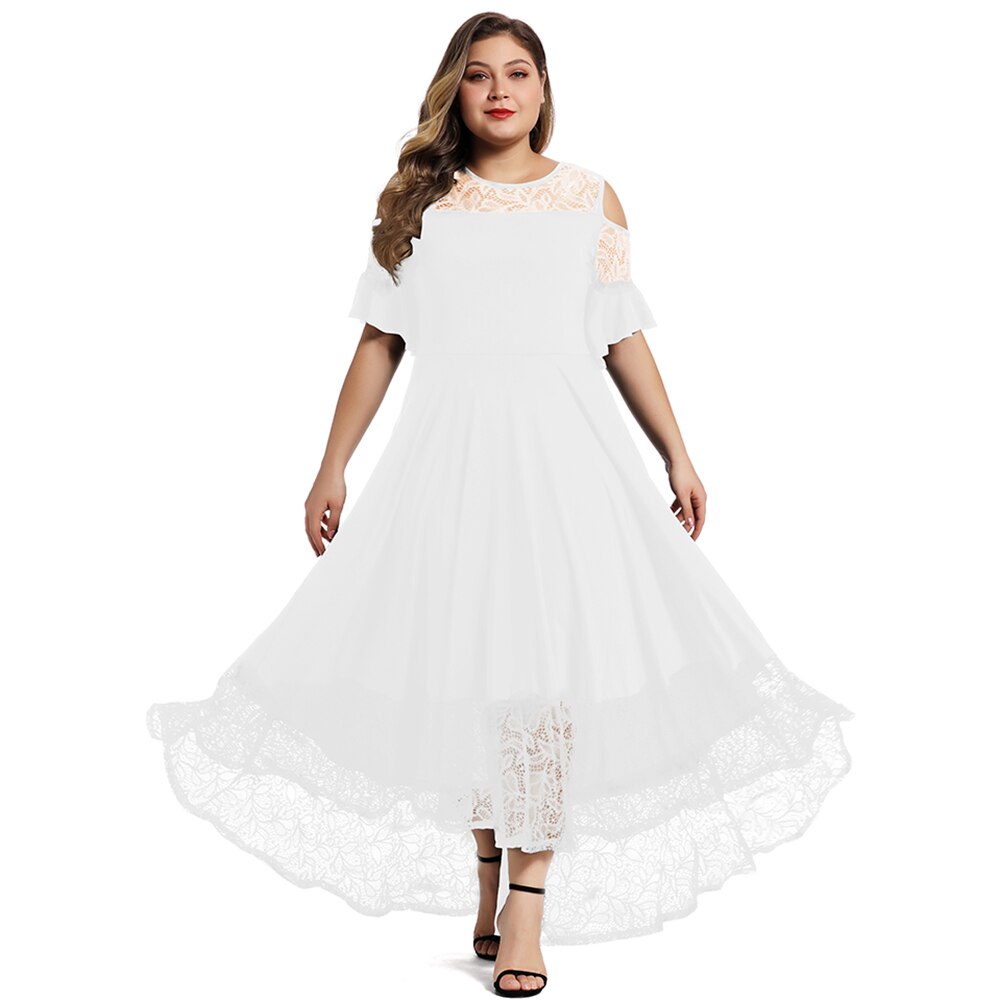 Glamorous Plus Size Lace Summer Cocktail Dress - Perfect for Any Party 